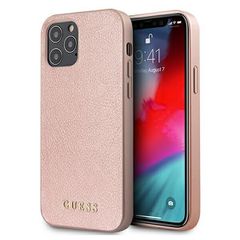 Guess GUHCP12LIGLRG iPhone 12 Pro Max 6.7 rose gold / rose gold hardcase Iridescent