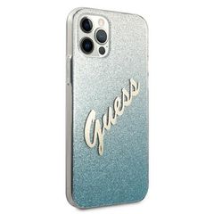 Guess GUHCP12MPCUGLSBL iPhone 12/12 Pro 6.1" blue/blue hardcase Glitter Gradient Script-thumb-3