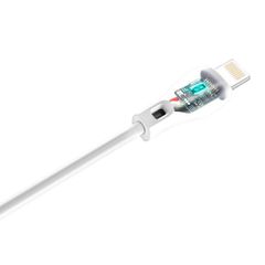 Dudao cable USB / Lightning cable 2.4A 1m white (L4L 1m white)-thumb-2