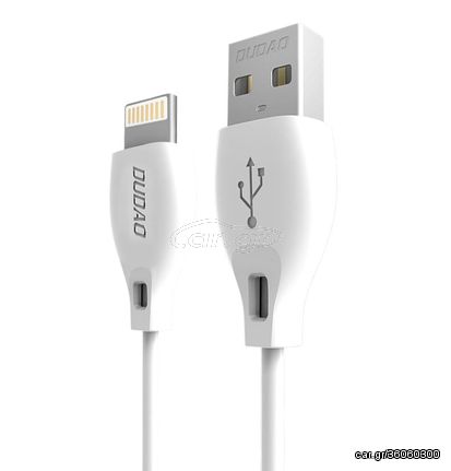 Dudao cable USB / Lightning cable 2.4A 1m white (L4L 1m white)