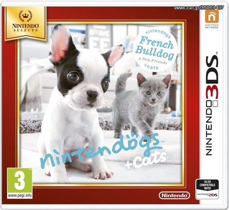 Nintendogs and Cats 3D: French Bulldog (Select) / Nintendo 3DS