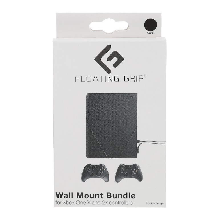 Floating Grips Xbox One X and Controller Wall Mounts - Bundle (Black) / Xbox One