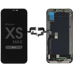 For iPhone/iPad (APXS001B2) OLED (soft) Touchscreen - Black, (Refurb) for model iPhone XS