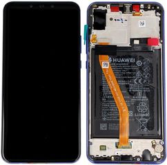 Huawei (02352BTW) LCD Touchscreen incl. Battery - Purple, Huawei Nova 3