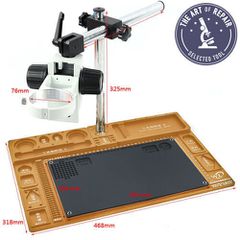 Other (AOR-M-012) Metal Rework Stand (Gold) with Basic boom stand and Focusing Rack (White)