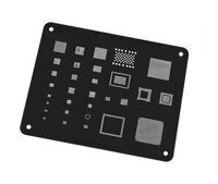 Tools (T3-19080) WYLIE Black BGA Reballing Stencil For iPad 6/Mini4/Air 2