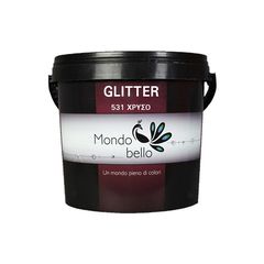 Mondobello Glitter Gold 531 Bερνίκι Tεχνοτροπίας Με Strass Ματ 0,75lt