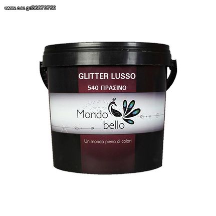 Mondobello Glitter lusso 540 Ροζ Ματ βερνίκι τεχνοτροπίας με strass 0,75lt