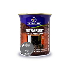 Tetralux Αντισκωριακό Χρώμα Γκρι Tetrarust 0,75lt