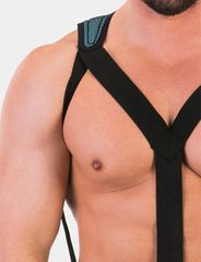 Barcode Berlin - Harness Perry Black / Blue-thumb-2