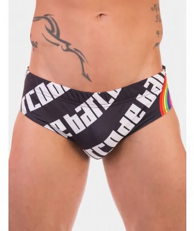Pixel Pride Swim Brief