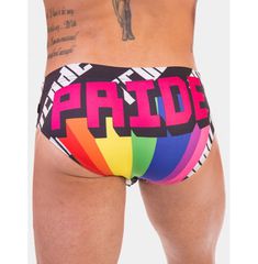 Pixel Pride Swim Brief-thumb-2