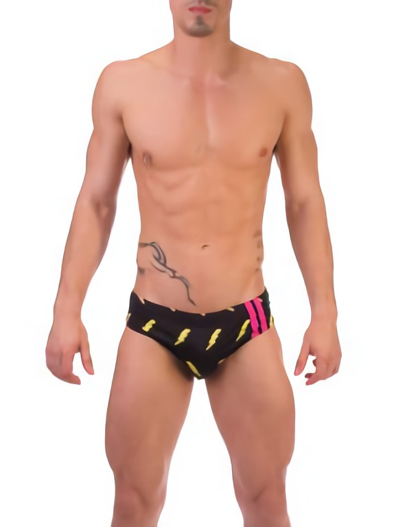 Space Flash Swim Brief Black
