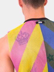 Tank Top Stripped Sunny - Yellow/Pink-thumb-1