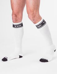 IDENTITY FOOTBALL SOCKS TOP - WHITE