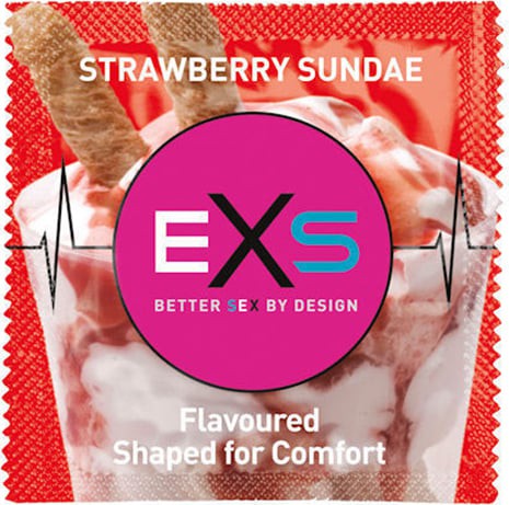 Προφυλακτικό EXS Strawberry Sundae