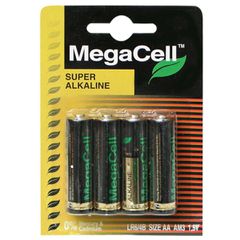 Batteries Alkaline minion AA MEGACELL 4 p-1.5V