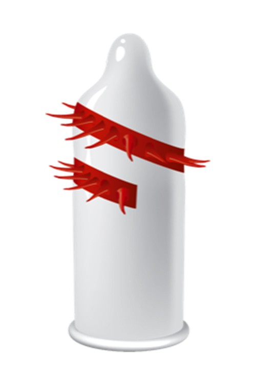 Egzo Dragon Lord Stimulating Condom (1pc)