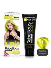 Semi-Permanent Hairdye, 70ml - Neon UV Yellow