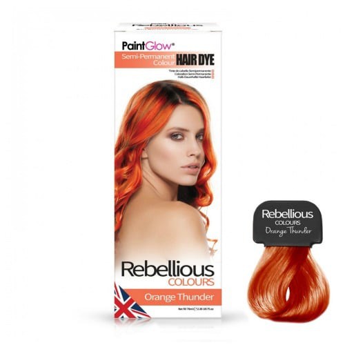Semi-Permanent Hairdye, 70ml - Orange Thunder