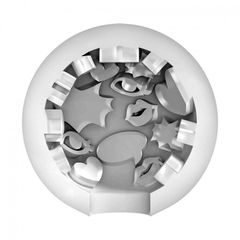 Linx Pop Stroker Ball Clear/Yellow OS-thumb-2