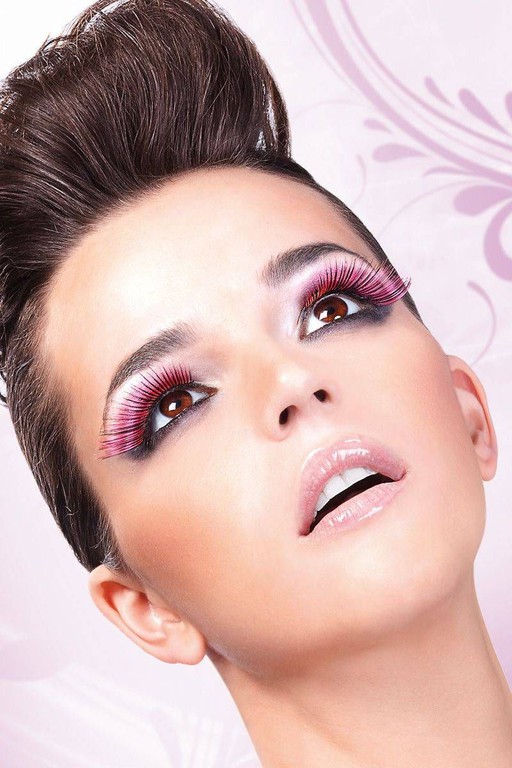 Light Pink Feather Eyelashes