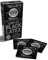 Προφυλακτικά EXS Black Latex 12 Pack
