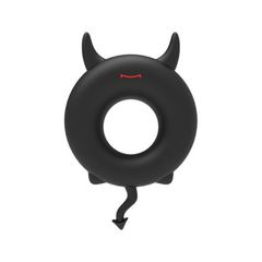 Devil Cock Ring - Μαύρο Ελαστικό Δαχτυλίδι Πέους