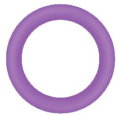 Ns Novelties Firefly Halo Small Cock Ring - Purple Λείο Δαχτυλίδι Πέους