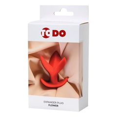 ToDo Flower Red Expander Plug-thumb-1