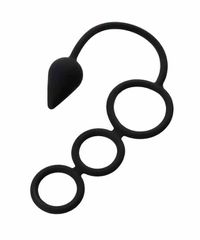 Erotist Butt plug with an erection ring