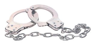CHROME HANDCUFFS METAL HANDCUFFS W. KEY
