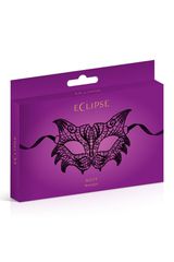 Black embroidered lace mask-thumb-1