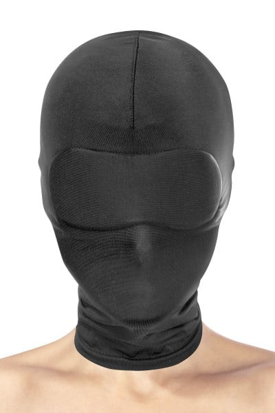 fetish hood - black