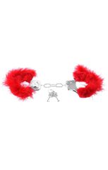 FF FEATHER LOVE CUFFS RED-thumb-1