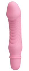 Κλασικός Δονητής Σιλικόνης Stev Vibrator με 10 Λειτουργίες (Ροζ) - Pretty Love