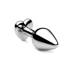 Heart Jewel Plug large (clear)-thumb-1