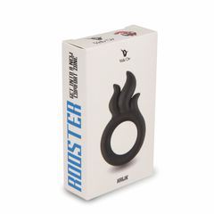 VELV'OR - ROOSTER HAWK FLAMING CREST COCK RING-thumb-2