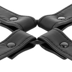 FETISH SUBMISSIVE HOG TIE VEGAN LEATHER-thumb-3