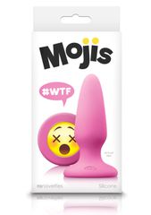 Πρωκτική Σφήνα Moji's WTF Butt Plug Ροζ M - NS Novelties