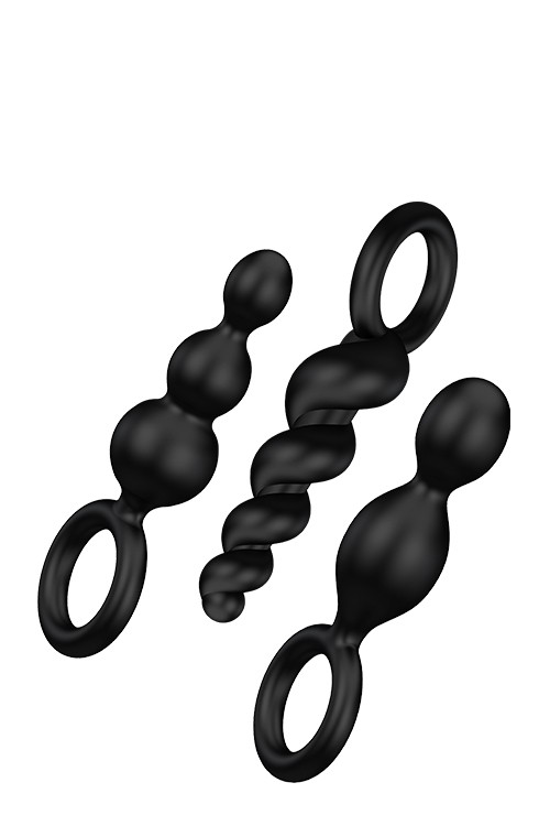 Satisfyer Booty Call Plugs Black Black
