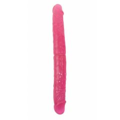 Διπλό Ομοίωμα Πέους Double Heads Dildo Ροζ 38 cm - Baile