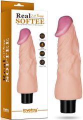 Ρεαλιστικός Δονητής REAL SOFTEE, lovetoy 17,8εκ- 1