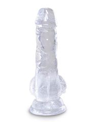 King Cock Clear 5" Cock with Balls