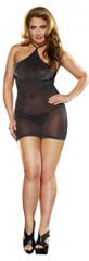 Lapdance VIP Mini Dress Black - Plus Size