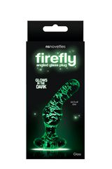 Γυάλινη πρωκτική Σφήνα: Firefly Glass Angled Plug
