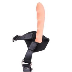 Harness with Dildo Cavelier, natural 16.5cm-thumb-1