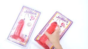 Ρεαλιστικό Ομοίωμα Πέους Crystal Jellies Ballsy Super Cock 17.5 cm (Ροζ) - Doc Johnson