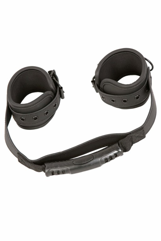 Connected Handcuffs - Black Linked Hand cuffs