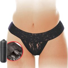 Εσώρουχο με δονητή Fetish Fantasy Series Hanky Spank Me Vibrating Μαύρο